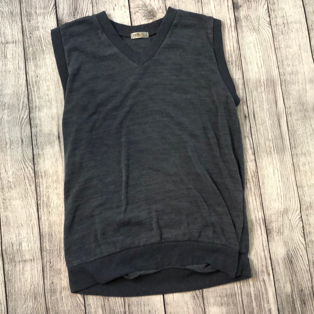 Ohoo sweater vest - grey XL